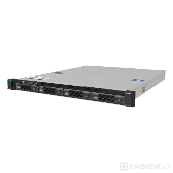 1U 4 Bays 650mm Rack Server Chassis